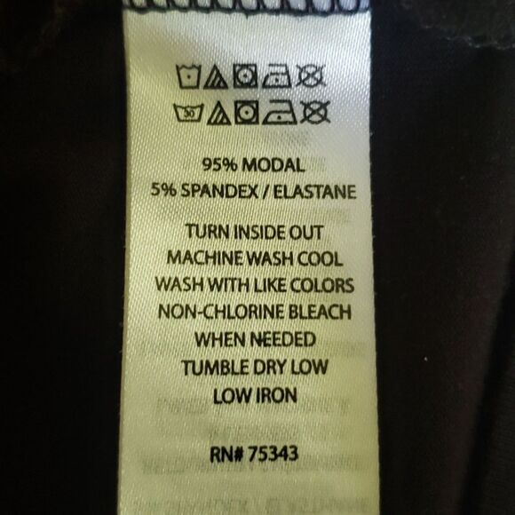 Tahari Hi Lo Scoop Neck Knit Tank Black - Picture 4 of 4